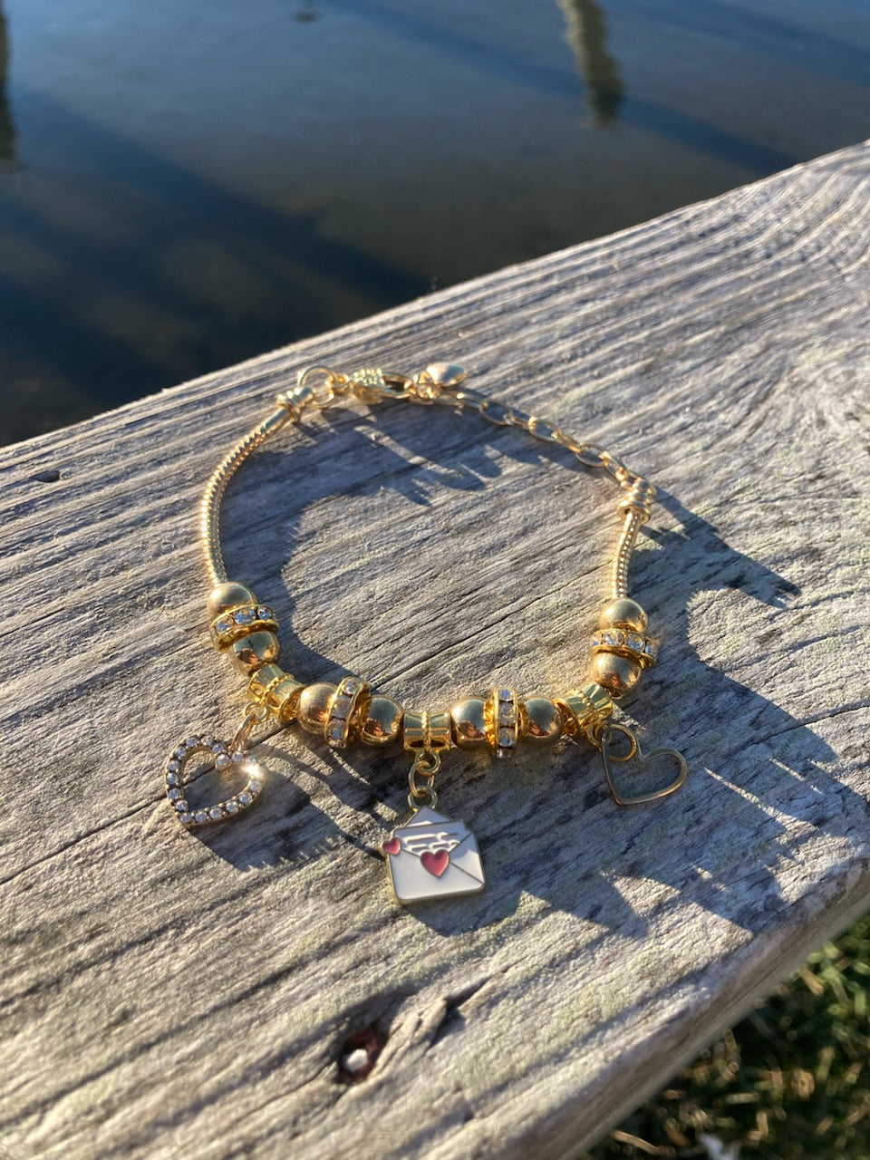 Letters from the Heart Charm Bracelet