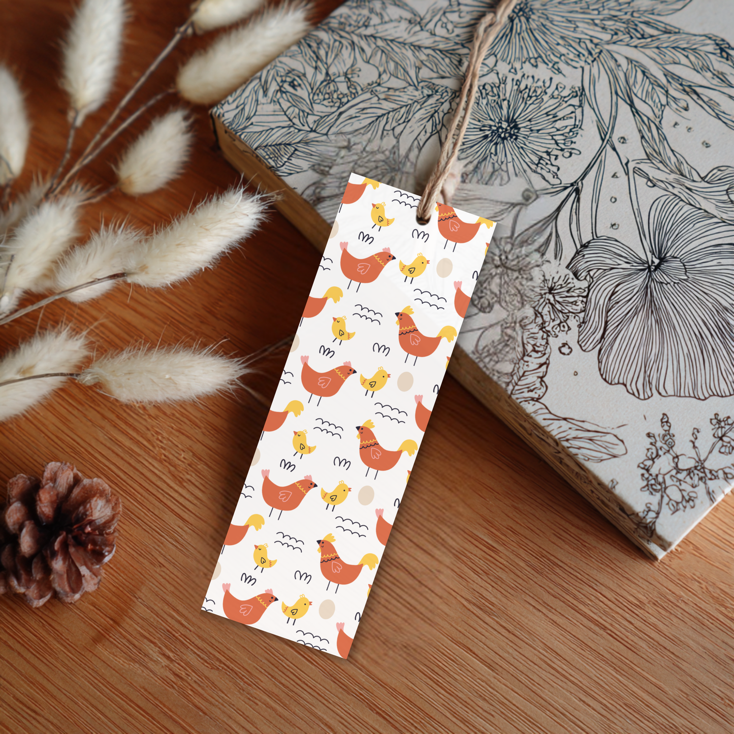 Baby Chickens Laminated Bookmark