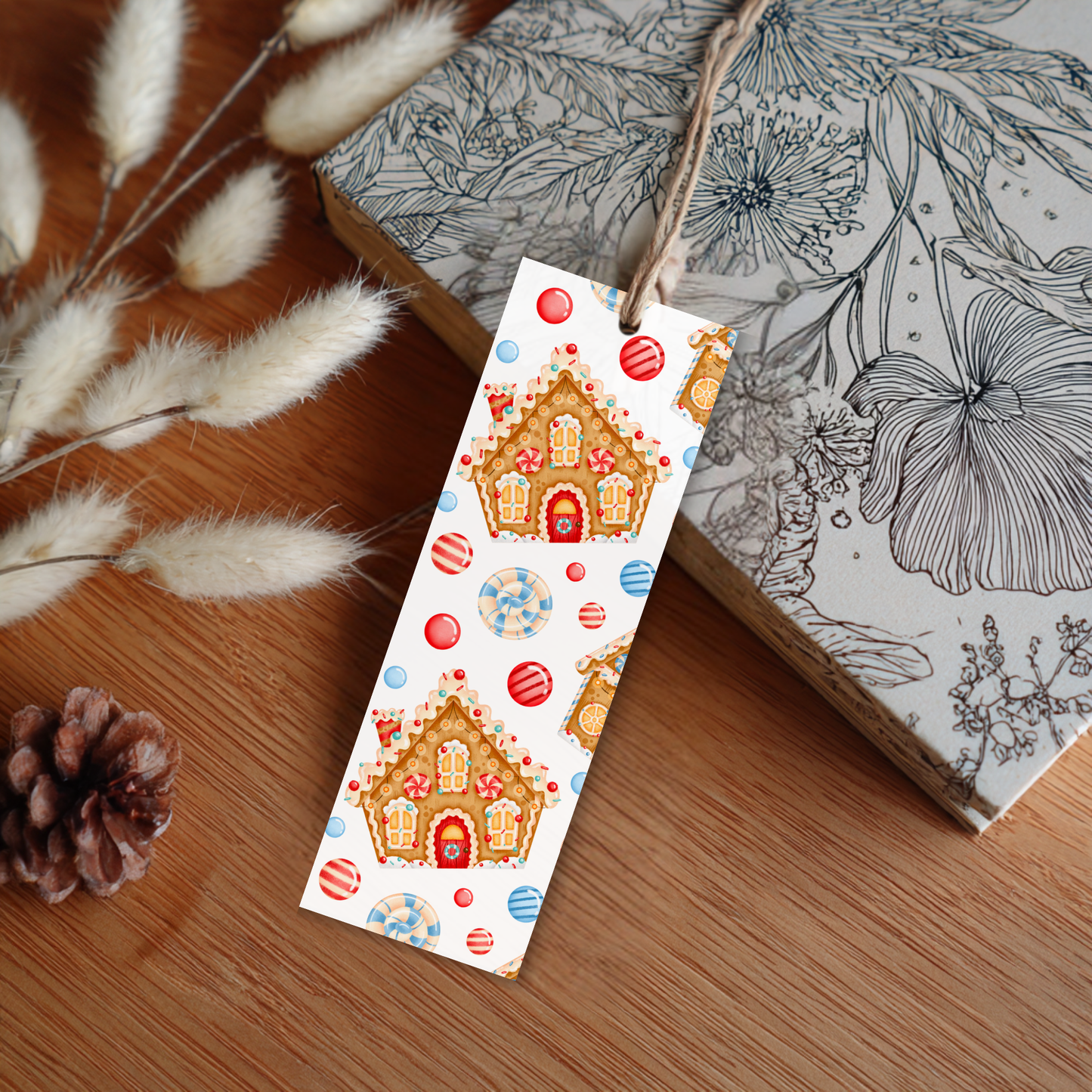 Gingerbread house Laminated Bookmark