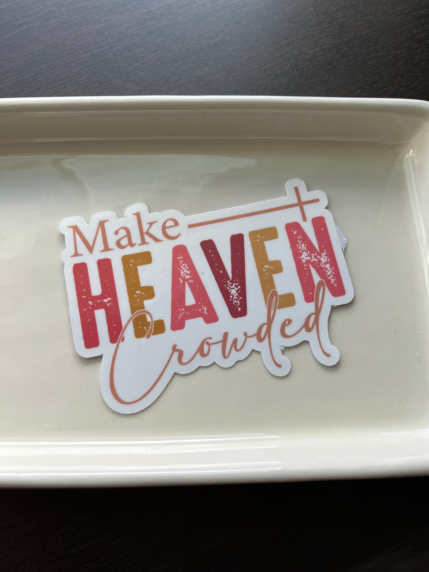 Make Heaven Crowded Vinyl Sticker Set, 3"x4"