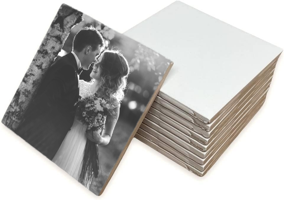 Personalized 6"x6" Ceramic Photo Tile – Custom Printed Keepsake | Faith + Farmhouse Home Decor