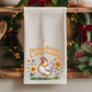 Waffle Weave Kitchen Towel (Chicken Raising and Jesus Praising)