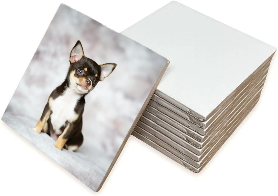 Personalized 6"x6" Ceramic Photo Tile – Custom Printed Keepsake | Faith + Farmhouse Home Decor