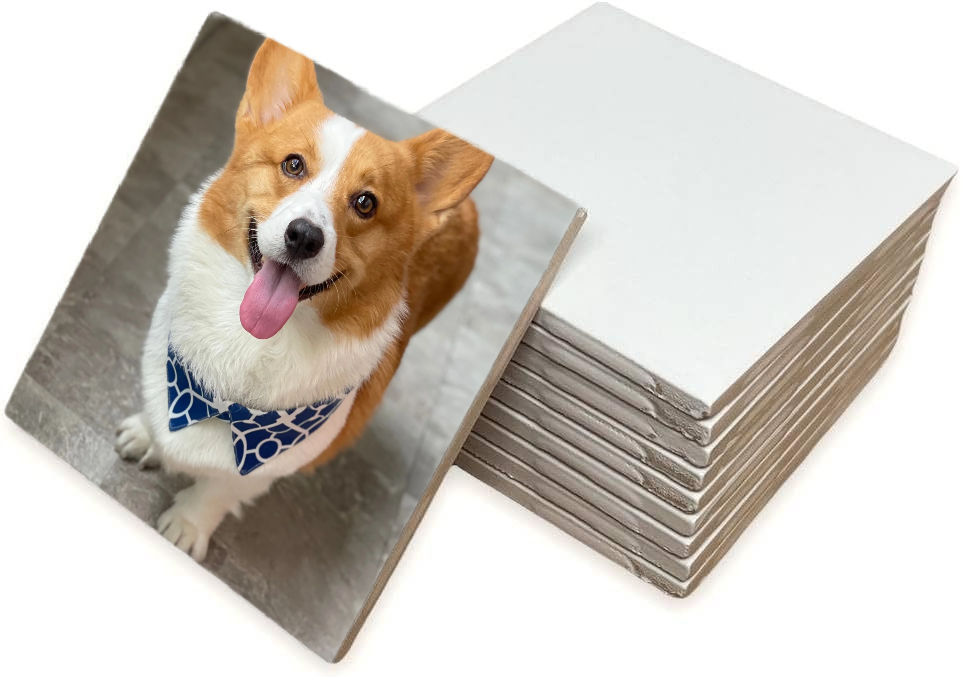 Personalized 6"x6" Ceramic Photo Tile – Custom Printed Keepsake | Faith + Farmhouse Home Decor