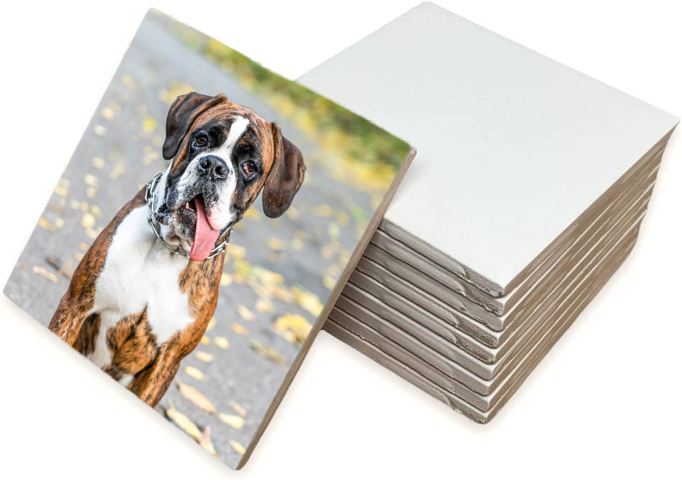 Personalized 6"x6" Ceramic Photo Tile – Custom Printed Keepsake | Faith + Farmhouse Home Decor