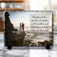 Personalized Wedding Photo Slate Rock Plaque – Genesis 2:24 Scripture | Large 7.6" x 11.4" | Custom Christian Wedding Gift