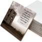 6x6 Ceramic Photo Tile – Proverbs 18:10 “Strong Tower” Scripture Art