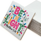 6x6 Ceramic Photo Tile – “Be The Light” Christmas Scripture Art | Matthew 5:14