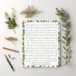 Christmas Holly Lined notepad 8.5" x 11"