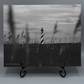 8x12 Ceramic Photo Tile – Cape Hatteras Lighthouse Black & White Coastal Art (Stand Not Included)