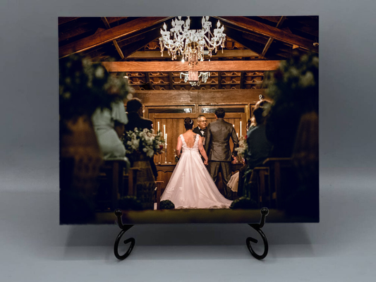 Personalized 8" x 12" Ceramic Photo Tile – Custom Printed Keepsake | Faith + Farmhouse Home Decor