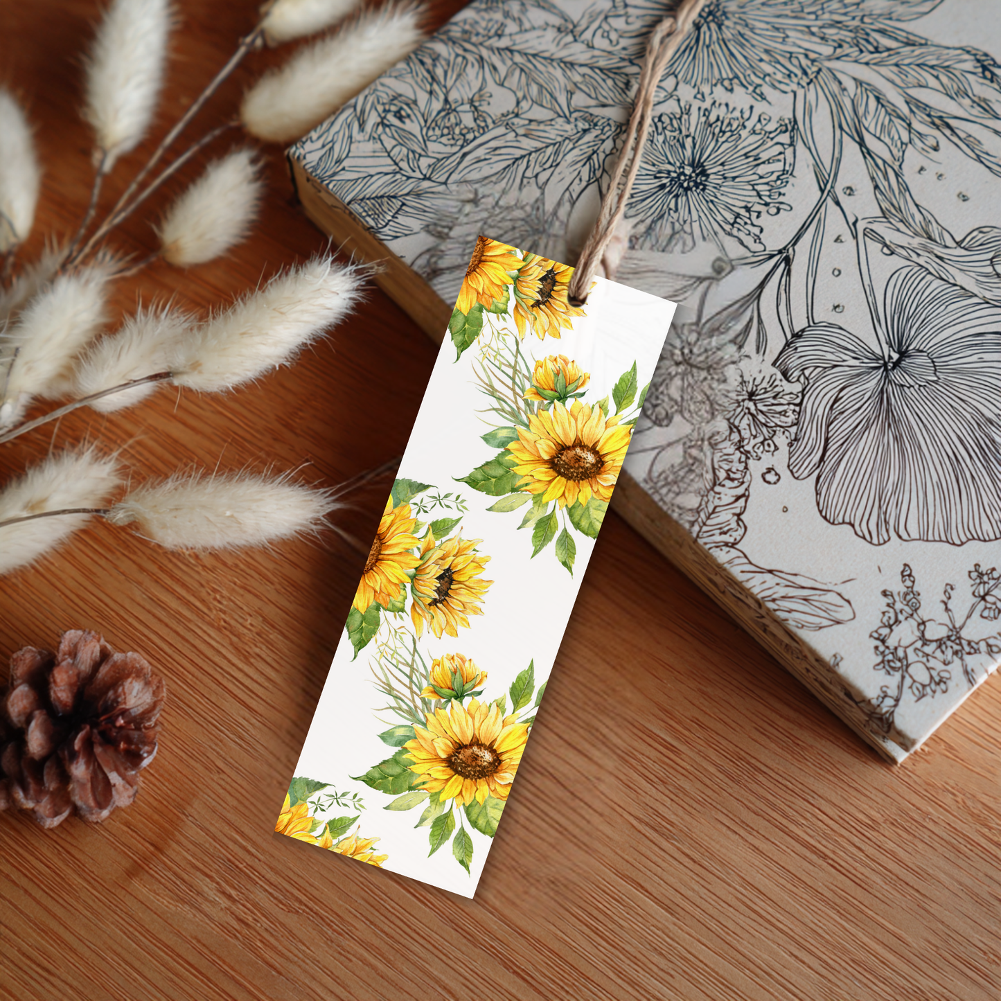 Sunflower Laminated Bookmark
