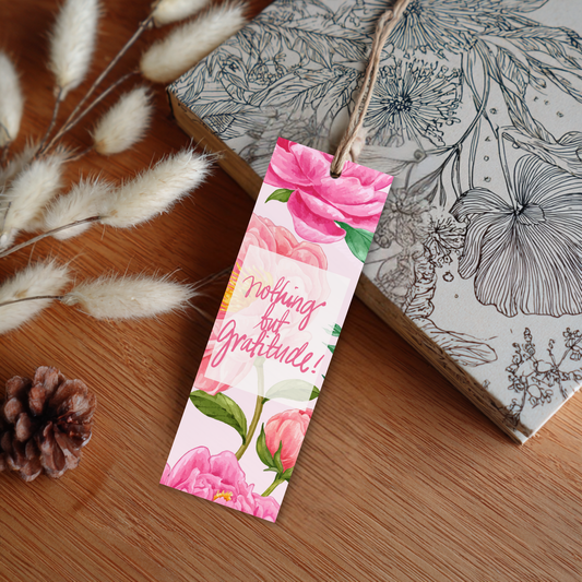Gratitude Laminated Bookmark