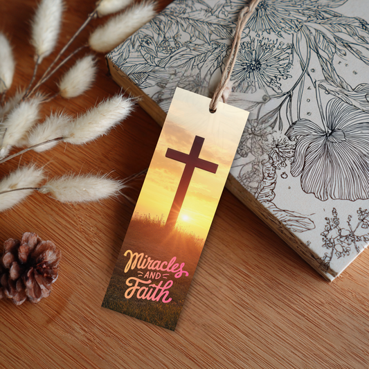Miracles & Faith Laminated Bookmark