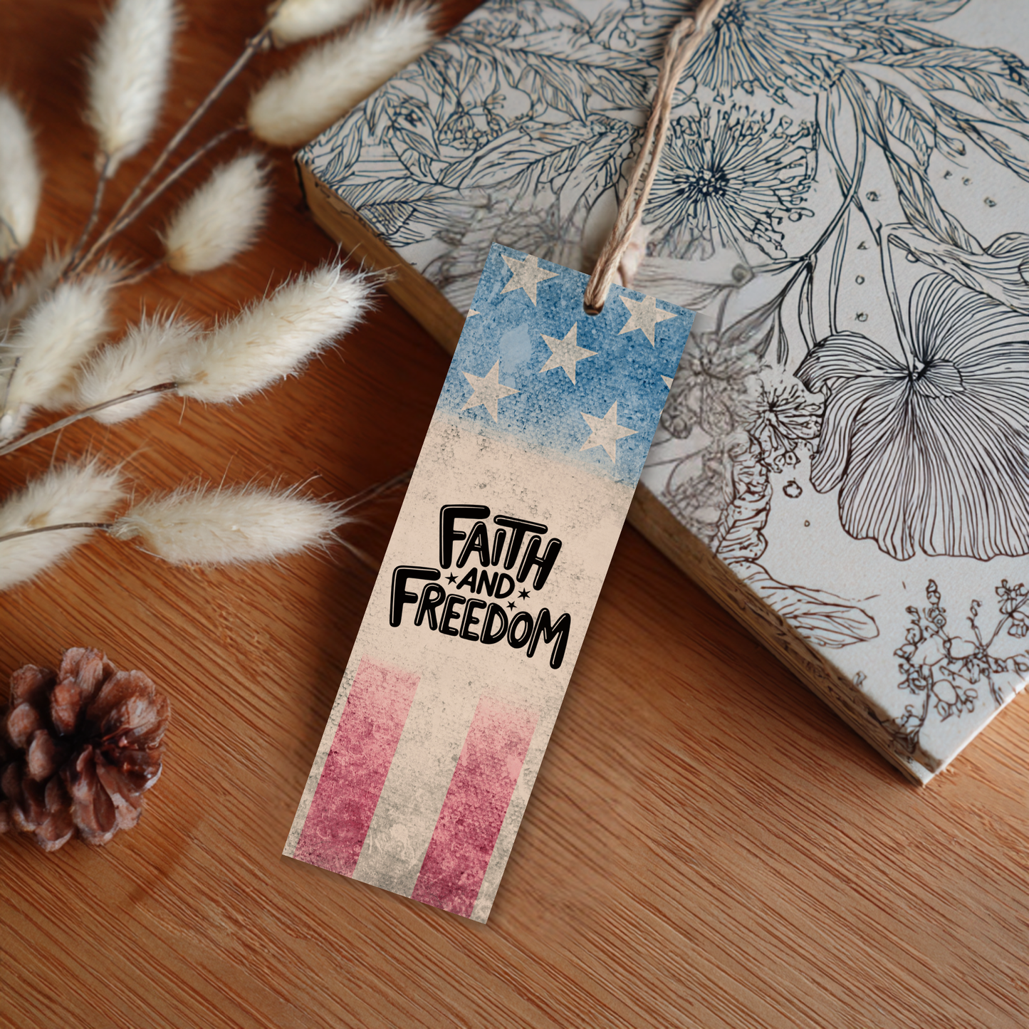 Faith & Freedom Laminated Bookmark