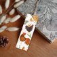Watercolor Chickens Laminated Bookmark
