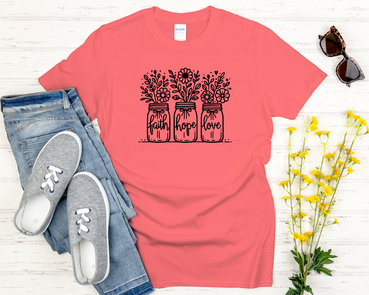 Faith-Hope-Love Signature Softstyle Short-Sleeve T-Shirt