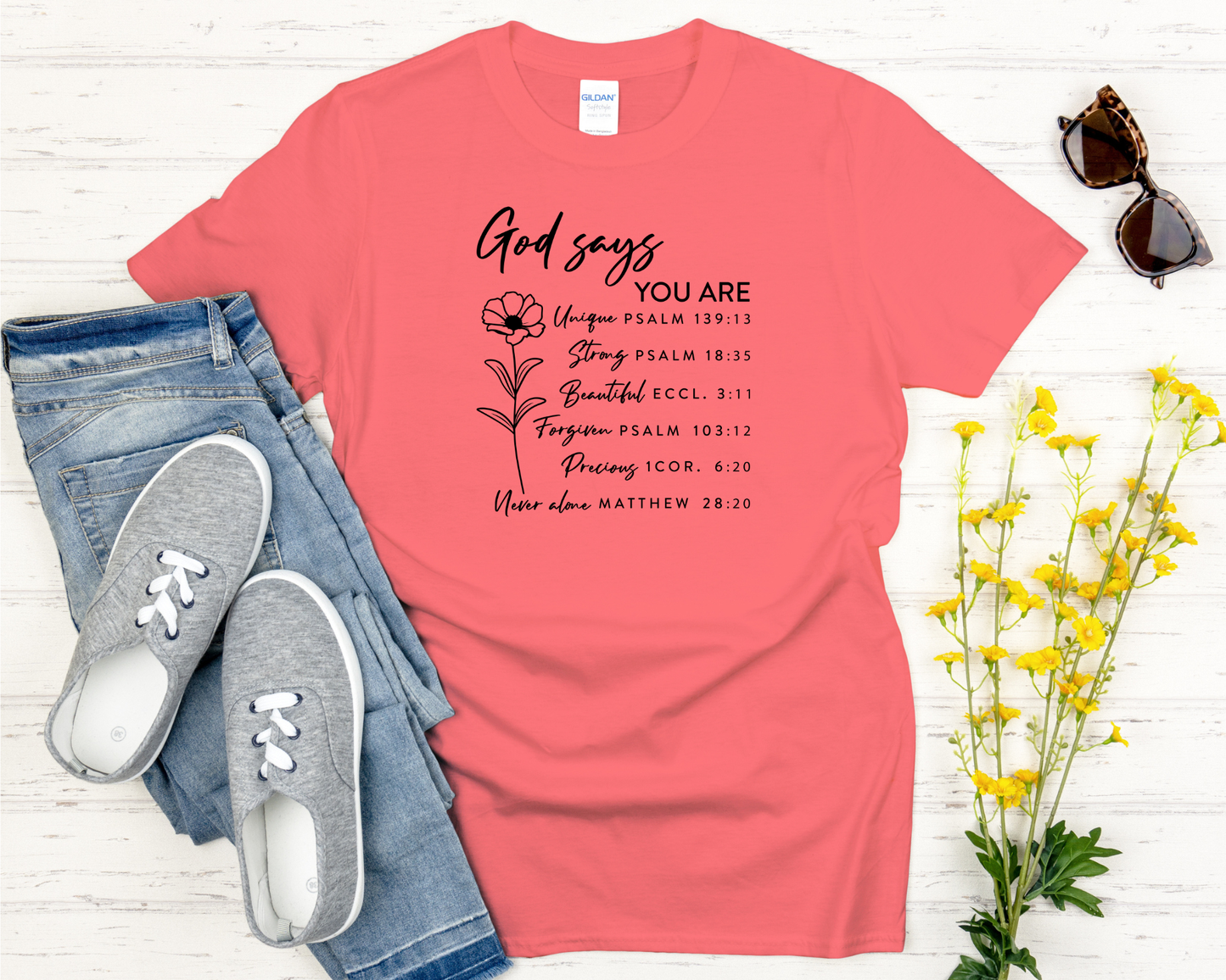 God Says You Are Signature Softstyle Short-Sleeve T-Shirt