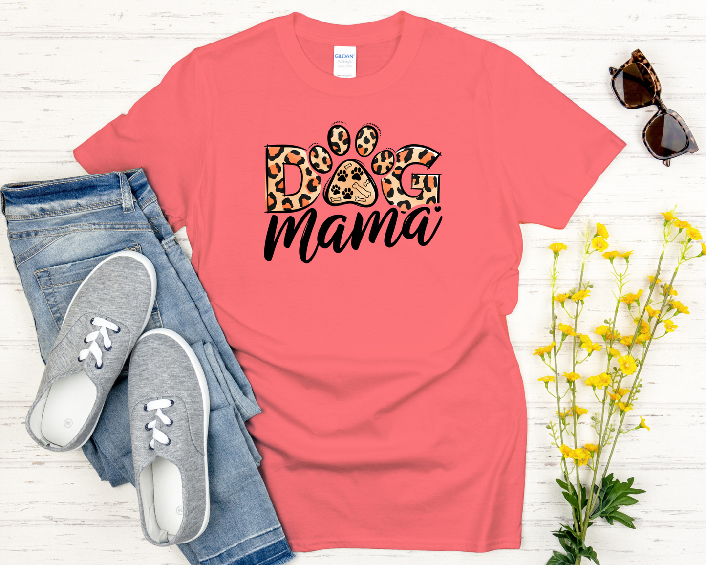 Dog Mama Signature Softstyle Short-Sleeve T-Shirt