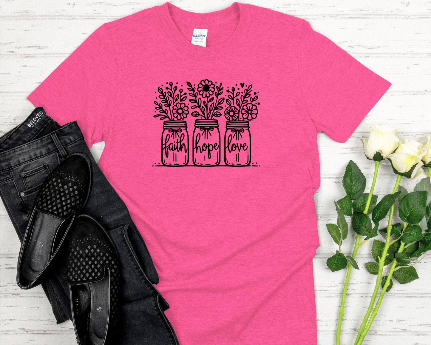 Faith-Hope-Love Signature Softstyle Short-Sleeve T-Shirt