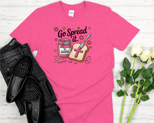 Go Spread the Gospel Signature Softstyle Short-Sleeve T-Shirt