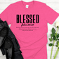 Blessed | John 20:29 Bible Verse Signature Softstyle Short-Sleeve T-Shirt