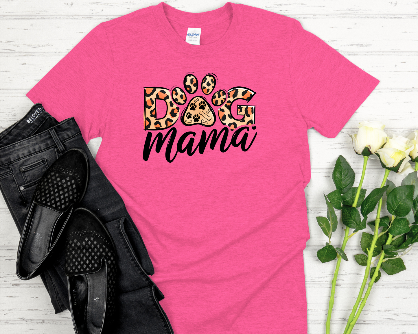 Dog Mama Signature Softstyle Short-Sleeve T-Shirt