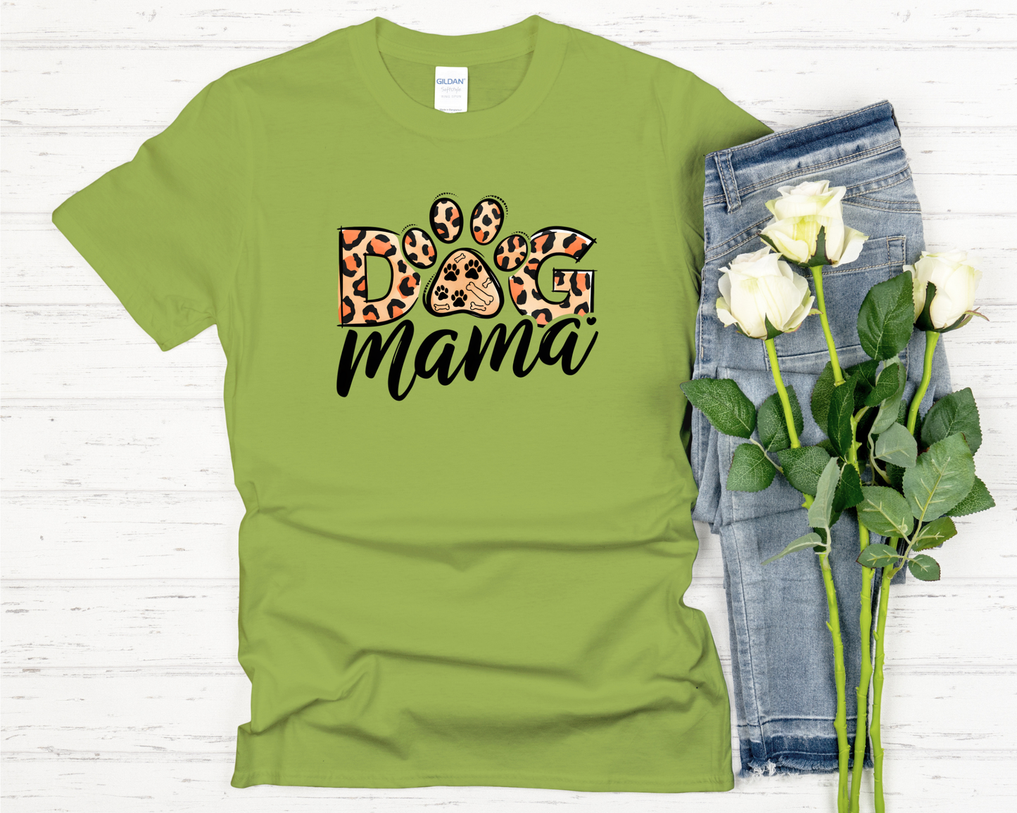 Dog Mama Signature Softstyle Short-Sleeve T-Shirt