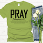 Pray | Philippians 4:6-7 Bible Verse Signature Softstyle Short-Sleeve T-Shirt