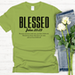 Blessed | John 20:29 Bible Verse Signature Softstyle Short-Sleeve T-Shirt