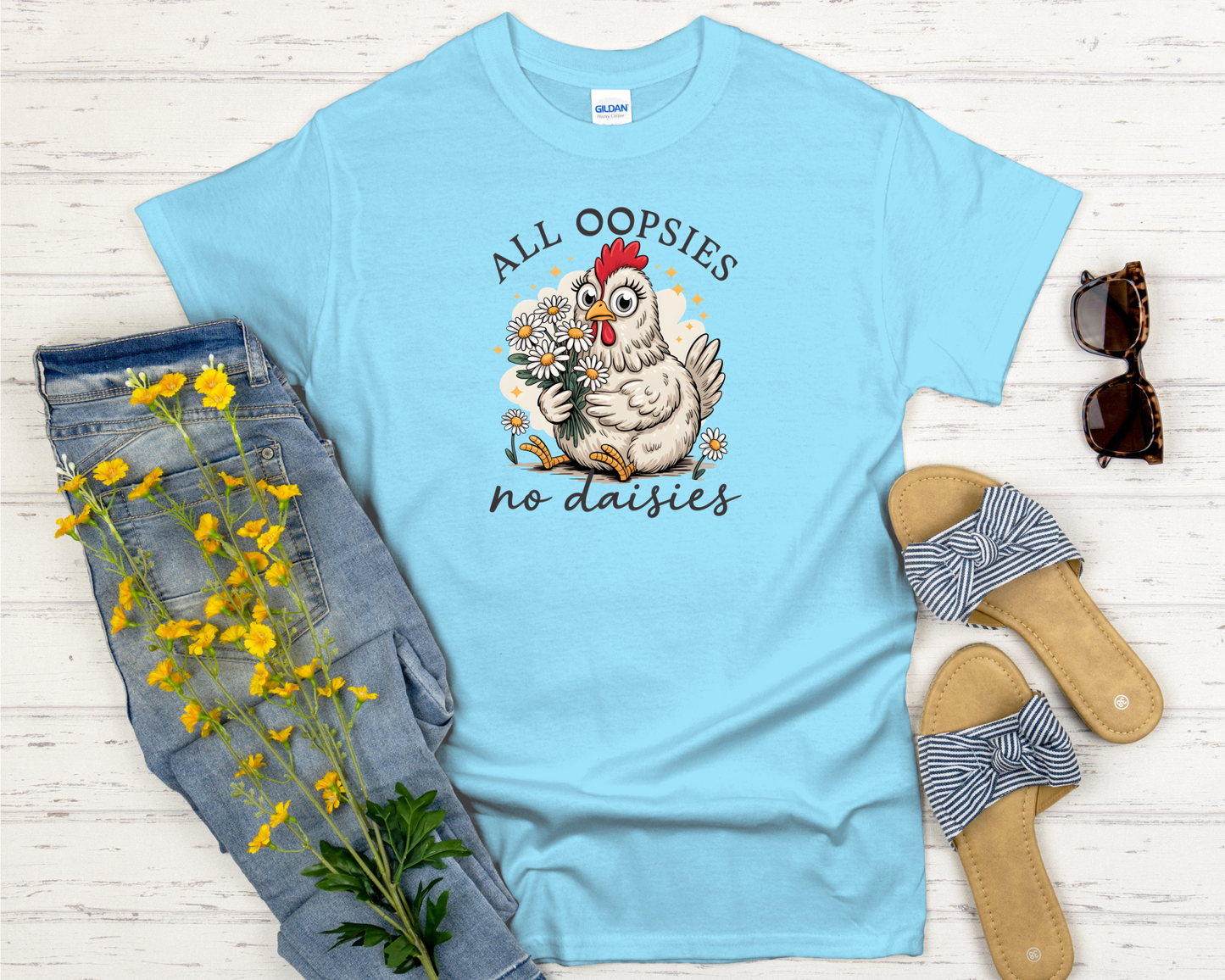 All Oopsies, No Daisies Signature Softstyle Short-Sleeve T-Shirt