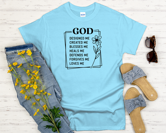 God Designed Me Signature Softstyle Short-Sleeve T-Shirt