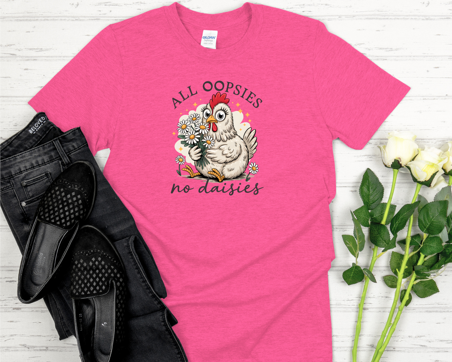 All Oopsies, No Daisies Signature Softstyle Short-Sleeve T-Shirt