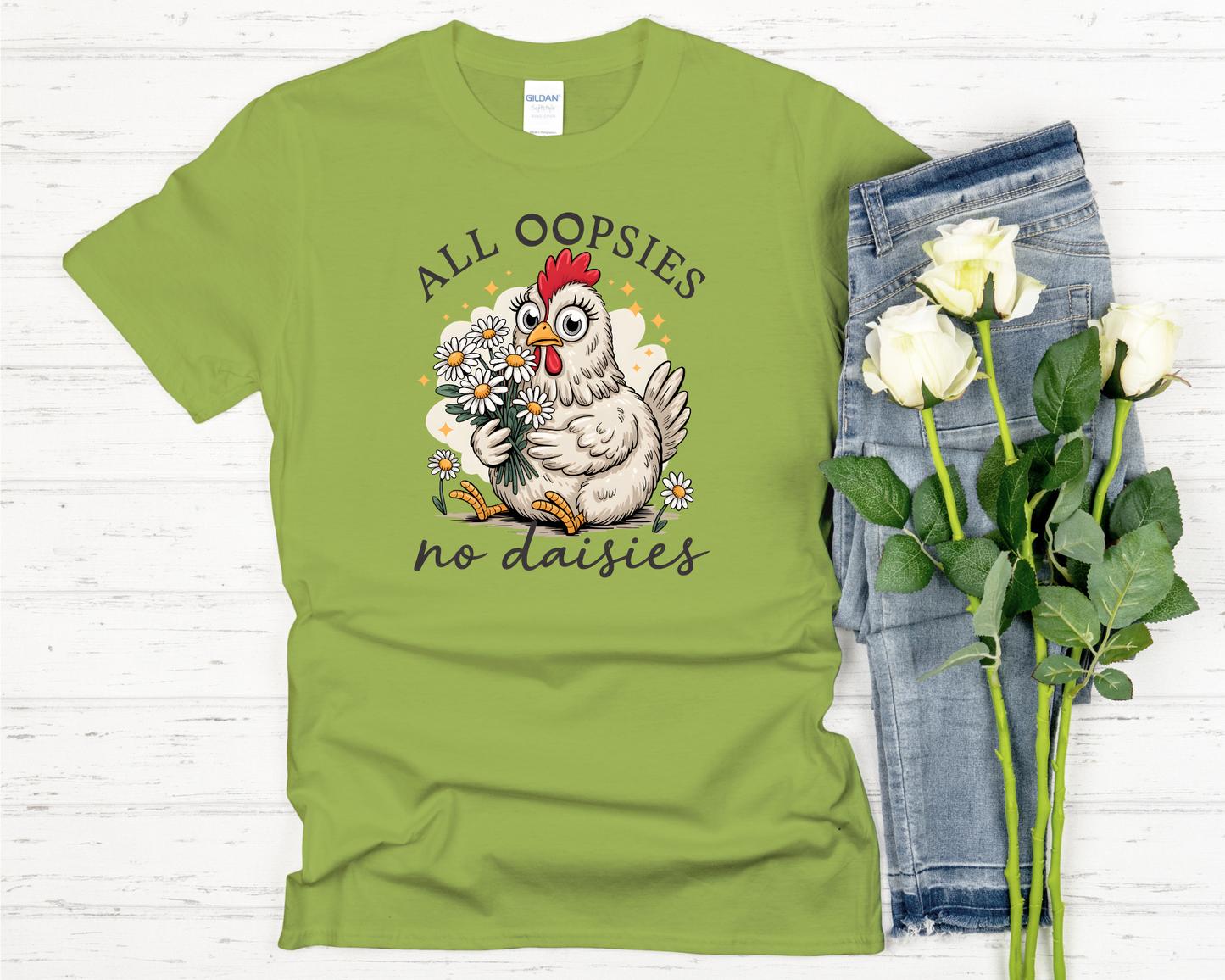 All Oopsies, No Daisies Signature Softstyle Short-Sleeve T-Shirt