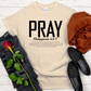 Pray | Philippians 4:6-7 Bible Verse Signature Softstyle Short-Sleeve T-Shirt