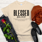 Blessed | John 20:29 Bible Verse Signature Softstyle Short-Sleeve T-Shirt