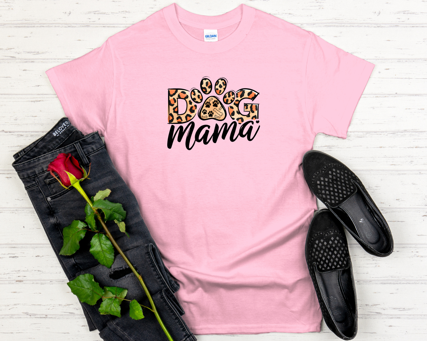 Dog Mama Signature Softstyle Short-Sleeve T-Shirt