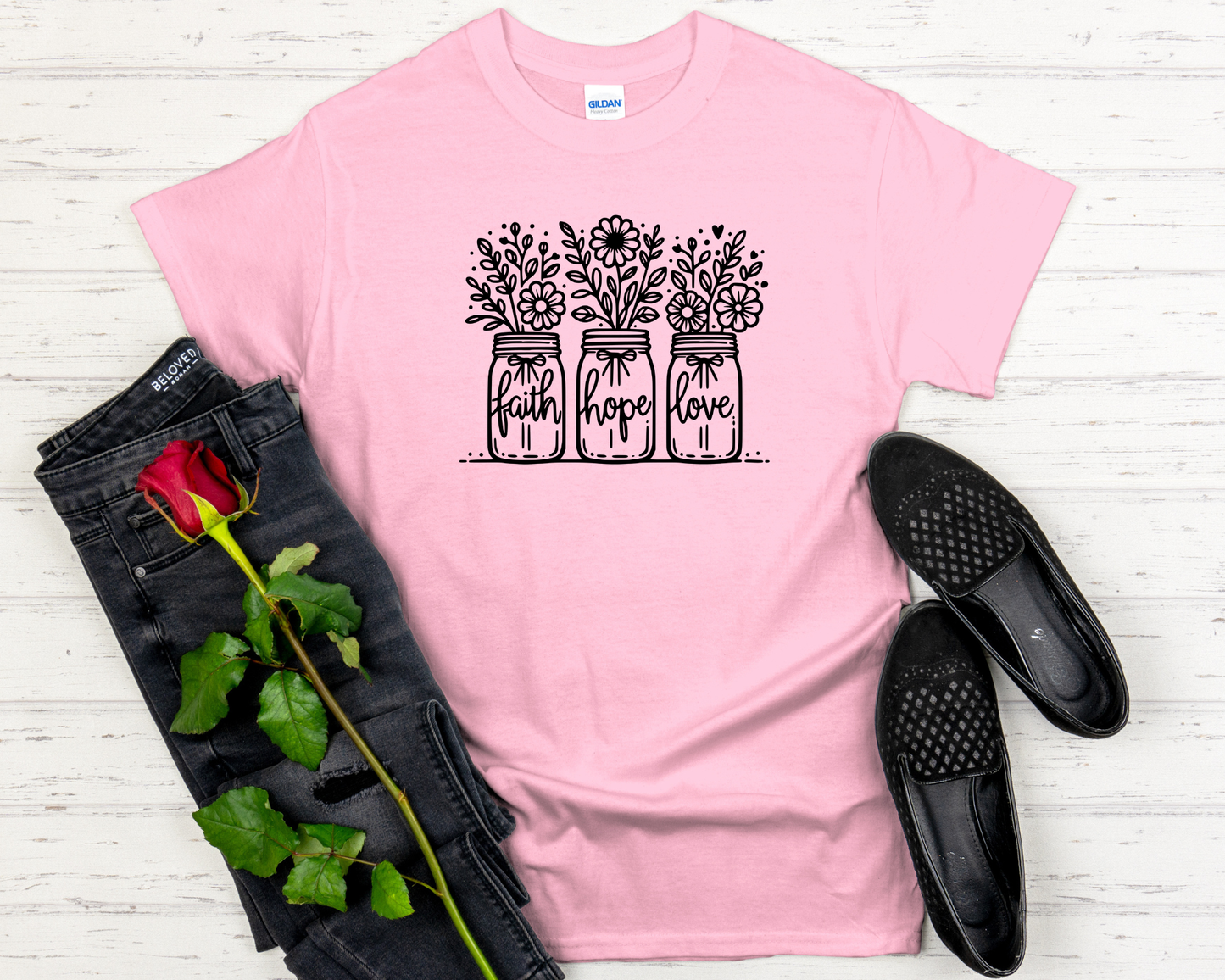 Faith-Hope-Love Signature Softstyle Short-Sleeve T-Shirt