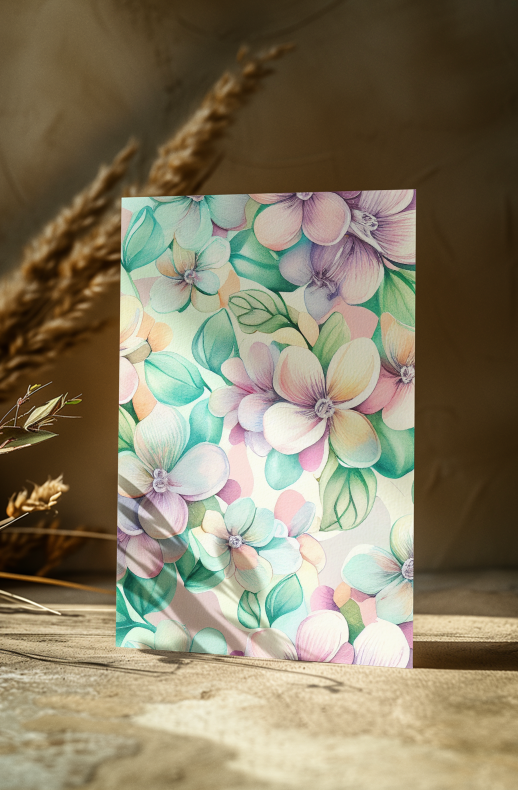Pastel Florals Greeting Card Set