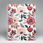 Rose Floral Soft Cover Spiral Notebook 8.5" x 11"