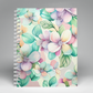 Pastel Florals Soft Cover Spiral Notebook 8.5" x 11"