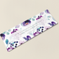Purple Floral Laminated Bible Verse Bookmark