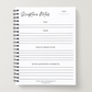Floral Bible Study Spiral Notebook | Scripture Notes Journal