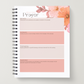 Whispers of Faith: A Journal for Prayer & Reflection | Christian Women’s Floral Bible Study Journal (8.5x11”)
